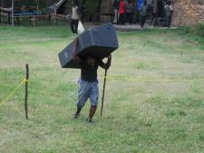 stagehand with speaker